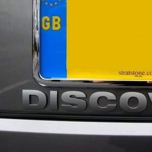 Landrover Discovery Chrome Number Plate Surrounds ( Front + Rear ) Preview